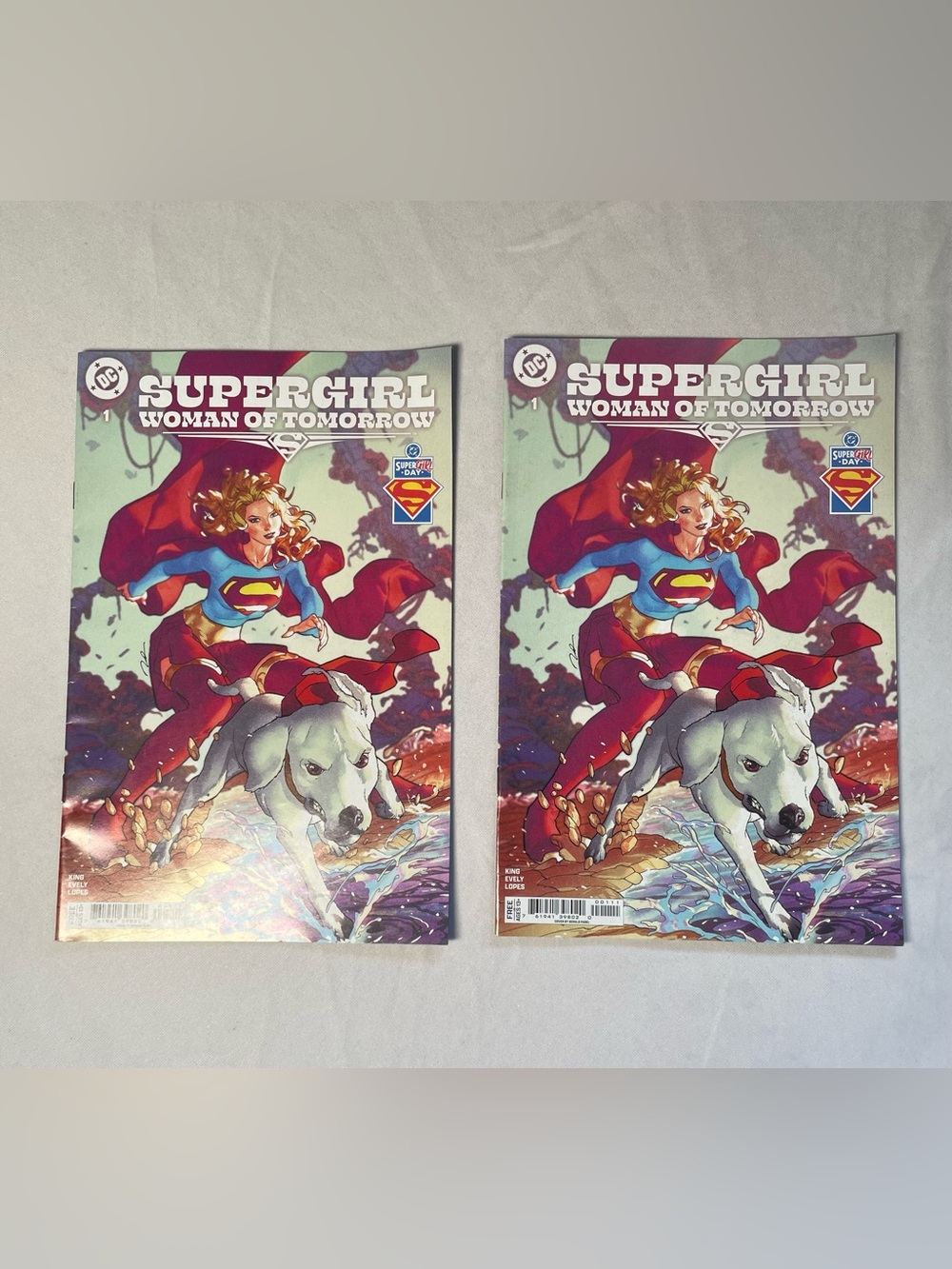 DC Supergirl: Woman of Tomorrow #1 Free Comic Book Day Lot of 2